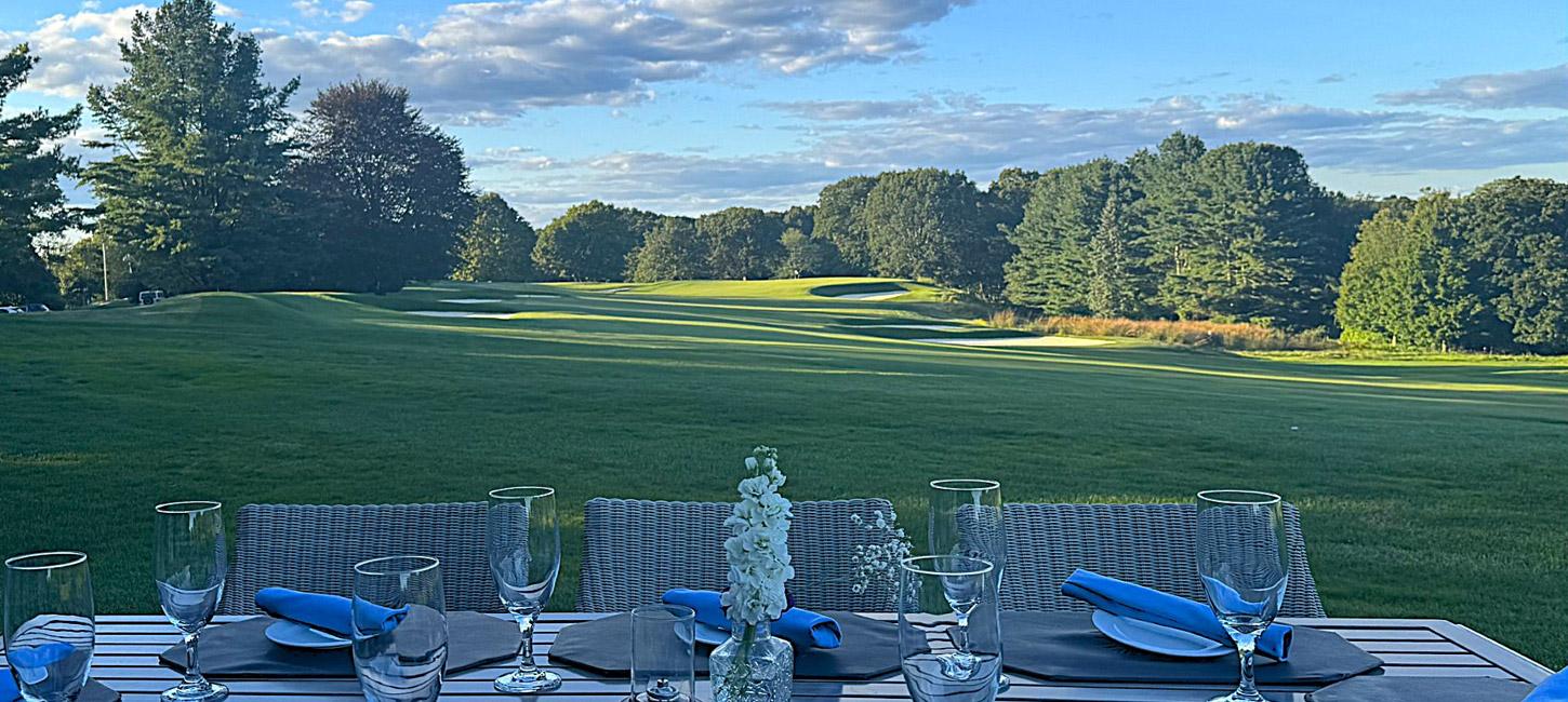 sachin and babi light blue dress Friendly Hills Country Club main image 1